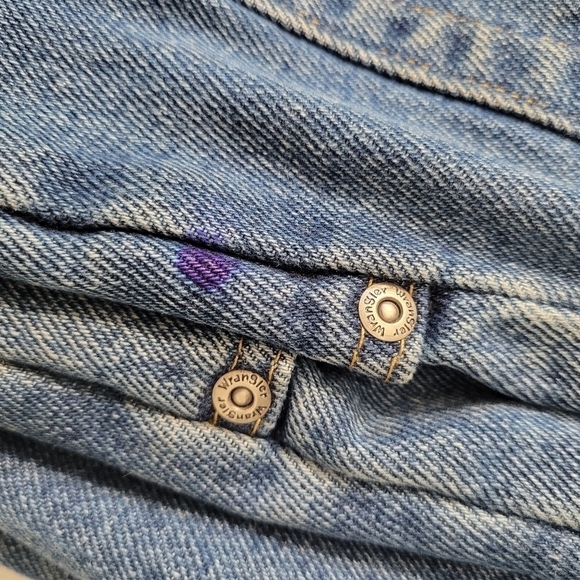 Vintage Wrangler Blue Relaxed Fit Straight Leg Jeans - Picture 11 of 11